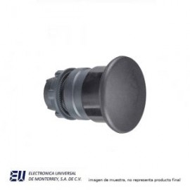 PULSADOR HONGO MOMENTANEO NEGRO 40MM – ZB5AC2