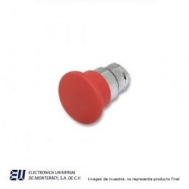 CABEZA PULSADOR HONGO ROJO 22MM MOMENTANEO – ZB2BC4