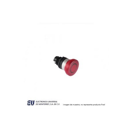 BOTON HONGO ILUM ROJO 22MM C28DM10 – UC28DM10